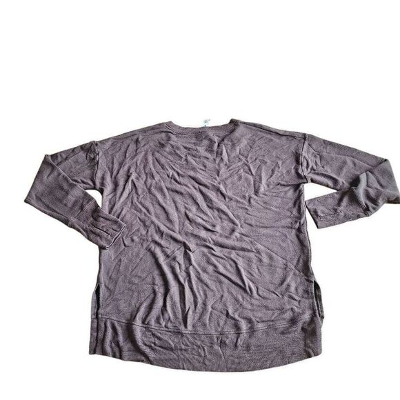 Athleta womens Sz M gray long sleeve Active light sweatshirt - Picture 2 of 6